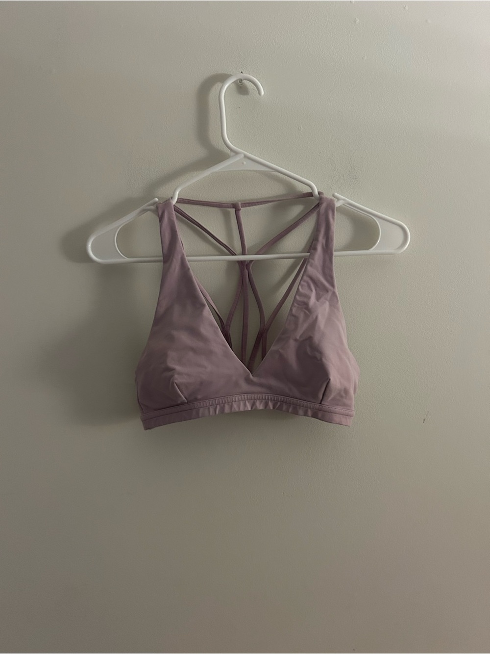 lululemon athletica Mauve Strappy V-Neck Sports Bra